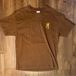 Browning Brown T-Shirt with Logo